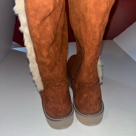 (NWD) Midnight Velvet Cozy Tal Fur Suede WMNS Boots SIZE: 9 - Picture 8 of 14